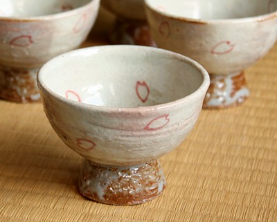 桜文煎茶碗
