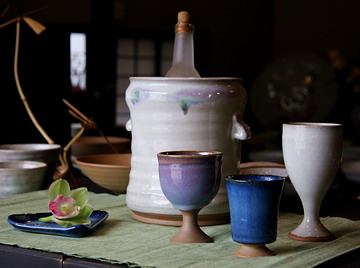 ワインクーラーとワインカップ