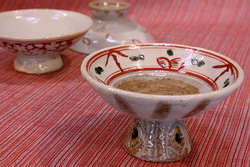 赤絵の酒盃たち