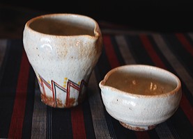 粉引酒差・ぐい呑