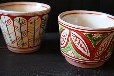 赤絵そばちょこ